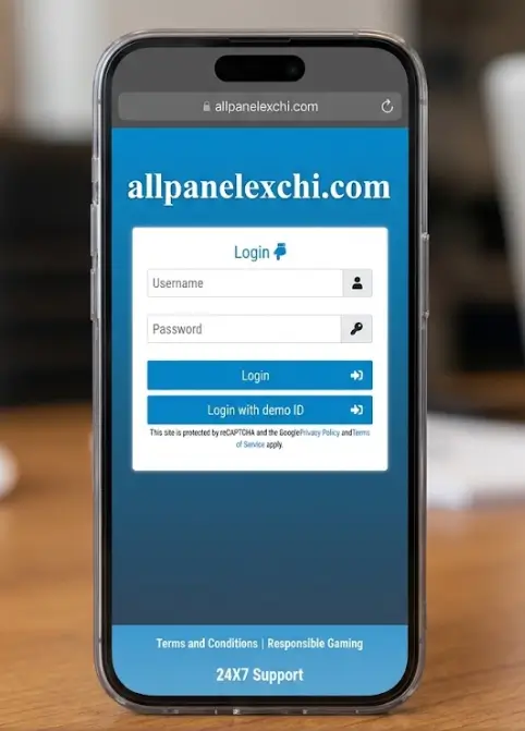 AllPanelExch mobile betting app for Android and iOS on a phone